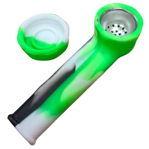 Mini Silicone Rasta Pipe (Camoflage)
