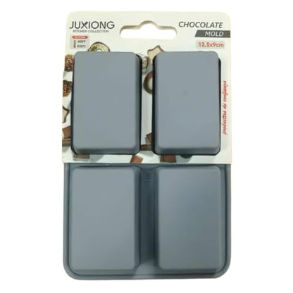 Silicone Chocolate Mold - Mini Rectangles - 12.5×9cm (Grey)