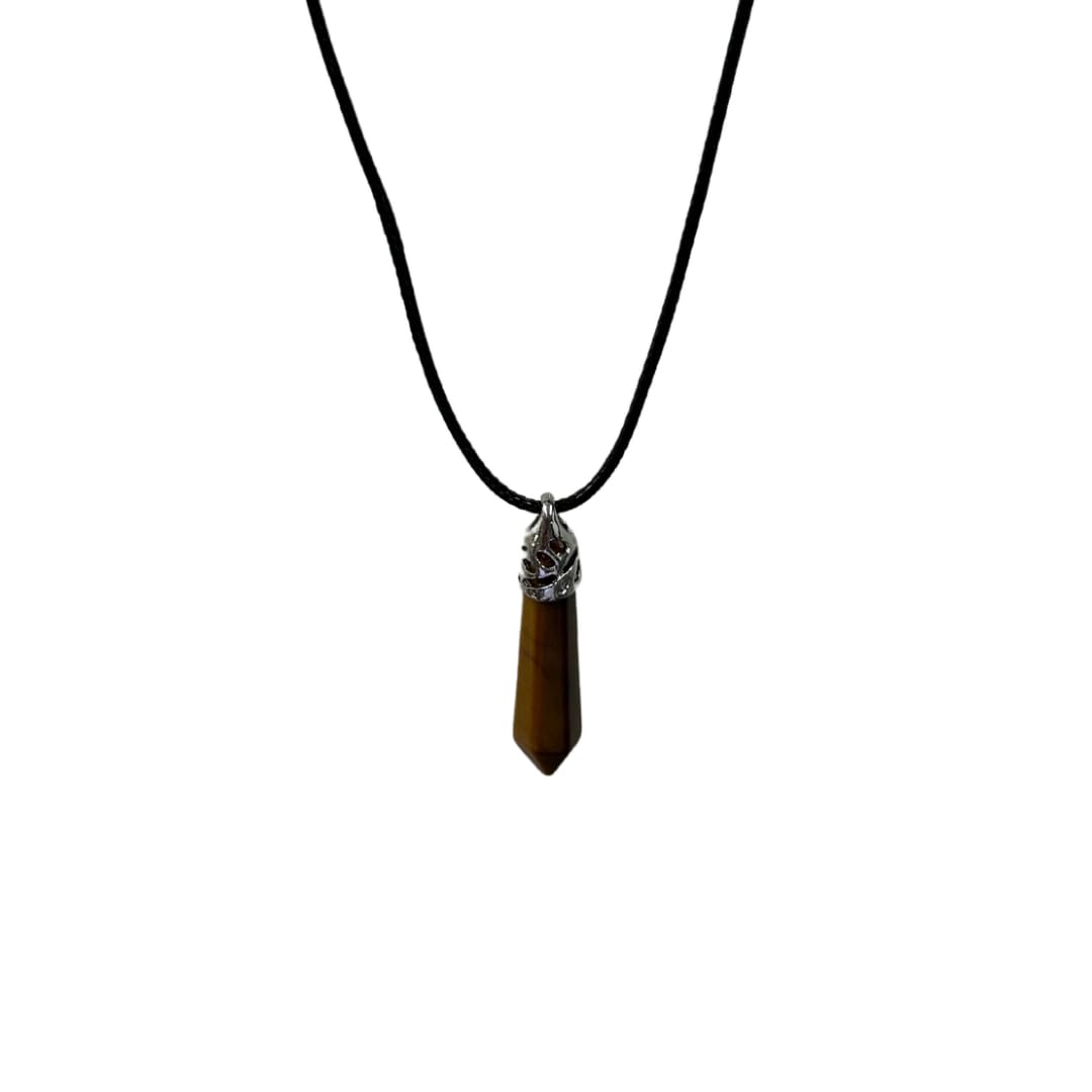 Earth Stone Collection - Icedrop Crystal Stone Necklace (Quartz)
