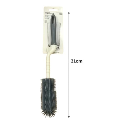 Silicone Cup/Bottle Brush - 31cm (Grey)