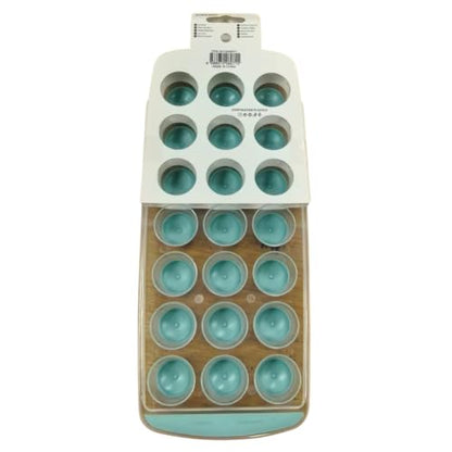 Silicone Ice Mold - Small Circles - 29.5×12cm (Blue)