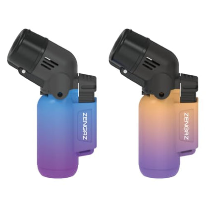 ZL-17 Angle Double Jet Torch Lighter - HC - 2 Pack - Combo B