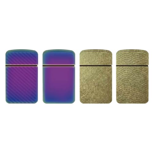 Zl -12 Metallic Windproof Torch Jet Lighter With Pouch - 4 Pack (Combo C)