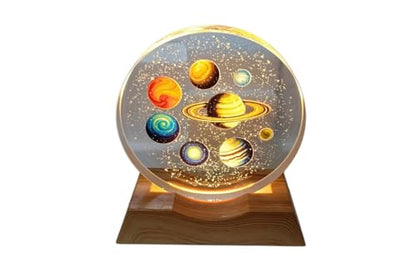 3D Creative Lamp – Planets Illuminated Art Light