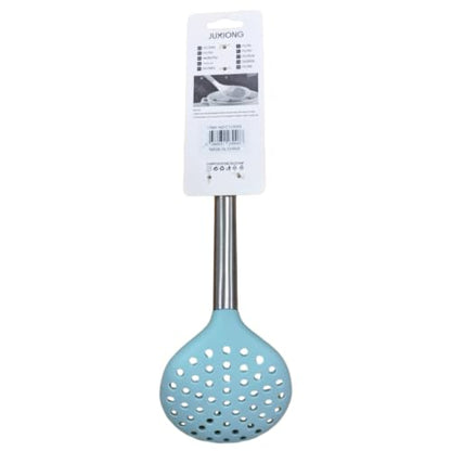 Silicone Slotted Ladle - 32.5x10cm (Blue)