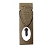Earth Stone Collection - Bullet Crystal Stone Necklace (Snowflake Obsidian)