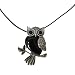 Earth Stone Collection - Owl Crystal Stone Necklace (Onyx)