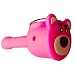 Silicone Rasta Spoon Pipe - Cartoon Faces (Pink)