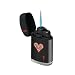 Zengaz ZL 3 Mega Jet Flame Lighter - Aces Black Heart