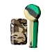 Brown Army ZL-3 Torch Jet Lighter And Green Mini Silicone Rasta Pipe