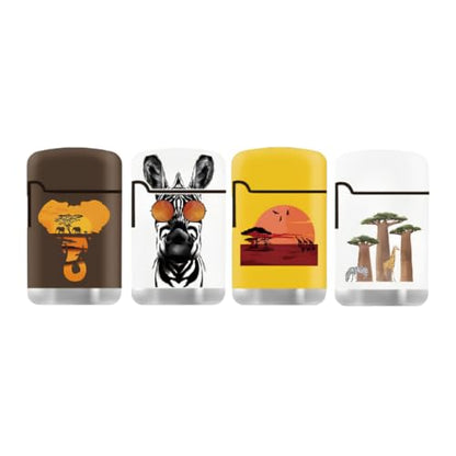 ZL3 Zengaz Torch Lighter - African Wildlife - 4 Pack (Combo A)