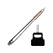 DeBest Extra Length Braai Tongs (80cm) and Braai Fan Combo | Heavy-Duty Stainless Steel BBQ Tongs with Wooden Handle | Fire Starter Fan for Braai, Grill, and Outdoor Cooking
