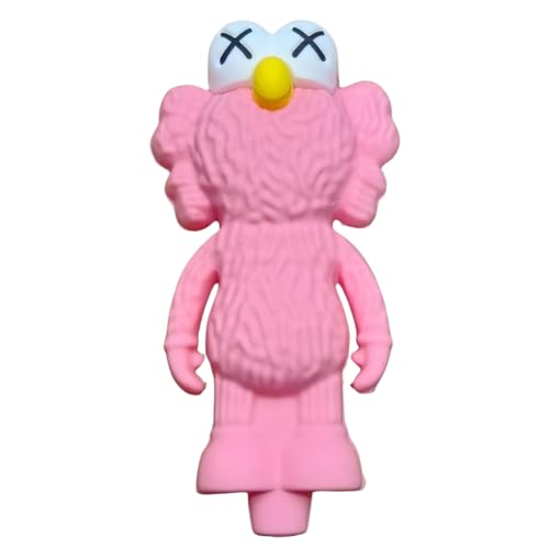 Silicone Rasta Pipe – Elmo (Removable Bowl, 5 Colours) (Pink)