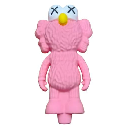 Silicone Rasta Pipe – Elmo (Removable Bowl, 5 Colours) (Pink)