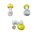 Silicone Rasta Pipe - Mushroom - 15 Pack