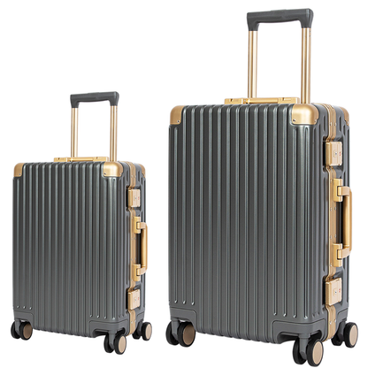 Classic Aluminum Frame Travel Suitcases
