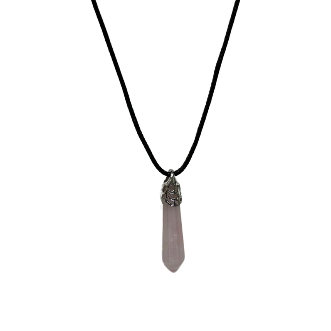 Earth Stone Collection - Icedrop Crystal Stone Necklace (Gold Sand)