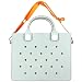 Nana EVA Croc Bag with Shoulder Strap – Lightweight Waterproof Tote Handbag (Grey)