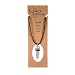 Earth Stone Collection - Bullet Crystal Stone Necklace (Clear Quartz)