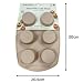 Silicone Cake Mold - Mini Circles - 30×20.5cm (Pink)