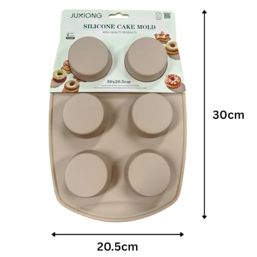 Silicone Cake Mold - Mini Circles - 30×20.5cm (Pink)