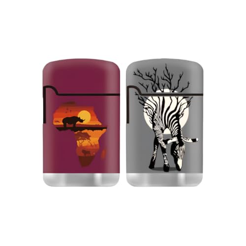 ZL3 Zengaz Torch Lighter - African Wildlife - 2 Pack (Combo C)