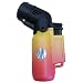 ZL-17 Angle Double Jet Torch Lighter - Yellow-Red