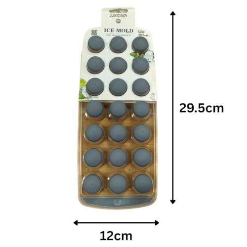 Silicone Ice Mold - Small Circles - 29.5×12cm (Grey)