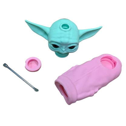 Silicone Rasta Pipe (Pink)