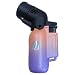 ZL-17 Angle Double Jet Torch Lighter - Orange-Purple