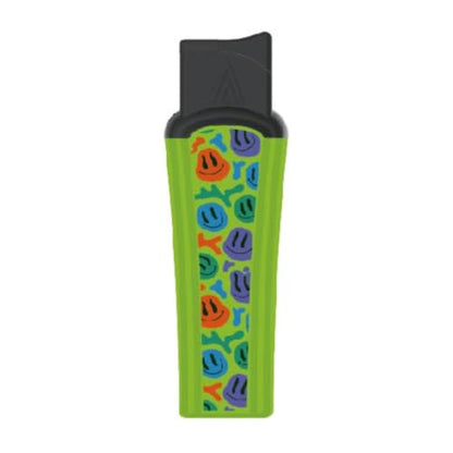 Zl-7 Slim Windproof Torch Jet Lighter (Smiley)