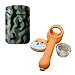 Green Army ZL-3 Torch Jet Lighter And Dog Silicone Rasta Pipe