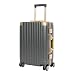 Classic Aluminum Frame Travel Suitcase - 26 inch - Grey