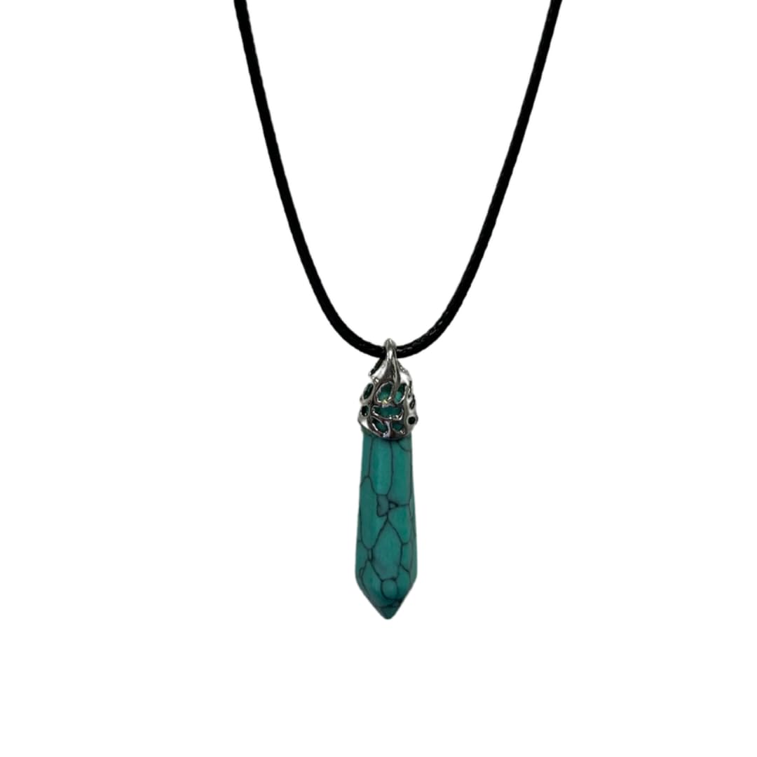 Earth Stone Collection - Icedrop Crystal Stone Necklace (Quartz)