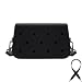 Coco EVA Croc Crossbody Bag – Lightweight Waterproof Shoulder Bag (Black)