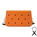 Coco EVA Croc Crossbody Bag – Lightweight Waterproof Shoulder Bag (Orange)