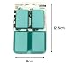 Silicone Chocolate Mold - Mini Rectangles - 12.5×9cm (Blue)