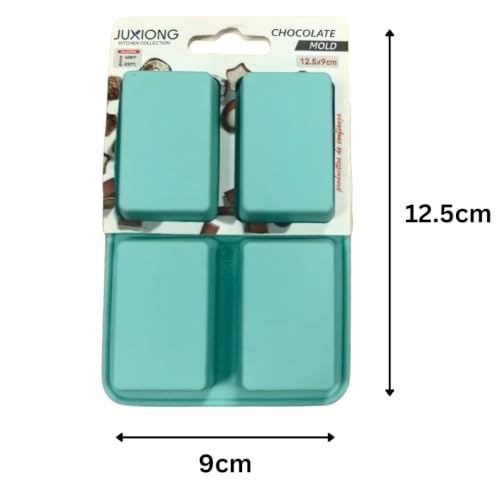 Silicone Chocolate Mold - Mini Rectangles - 12.5×9cm (Blue)