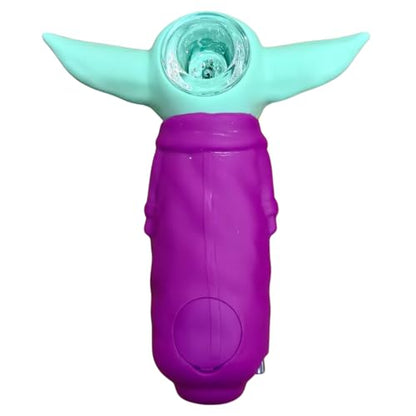 Silicone Rasta Pipe (Purple)