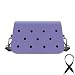 Coco EVA Croc Crossbody Bag – Lightweight Waterproof Shoulder Bag (Pastel Purple)