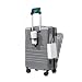 Multifunction Smart Carry-On Travel Suitcase - 20 Inch - Grey