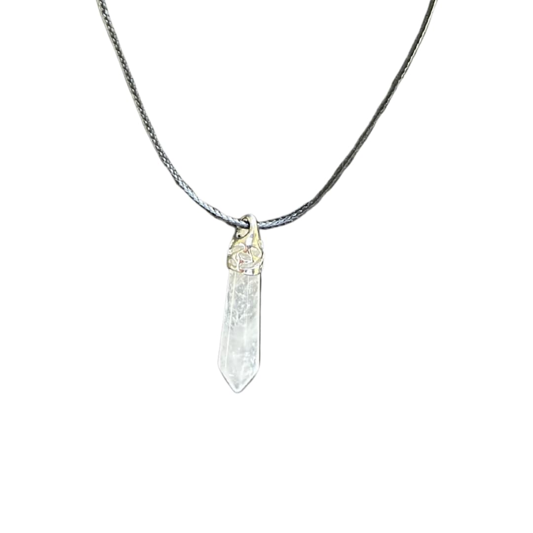 Earth Stone Collection - Icedrop Crystal Stone Necklace (Opal)