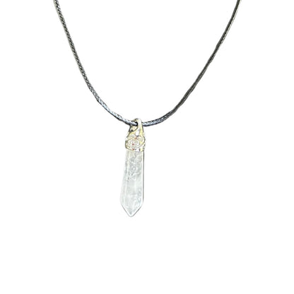 Earth Stone Collection - Icedrop Crystal Stone Necklace (Opal)