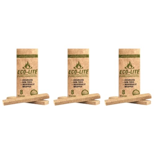 Environmentally Friendly Firelighters 8 Piece - 3 Pack