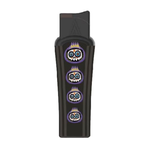 Zl-7 Slim Windproof Torch Jet Lighter (Skull)