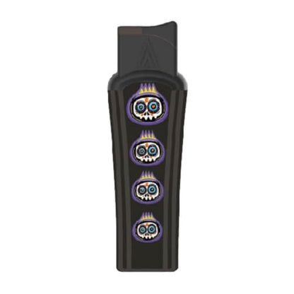 Zl-7 Slim Windproof Torch Jet Lighter (Skull)