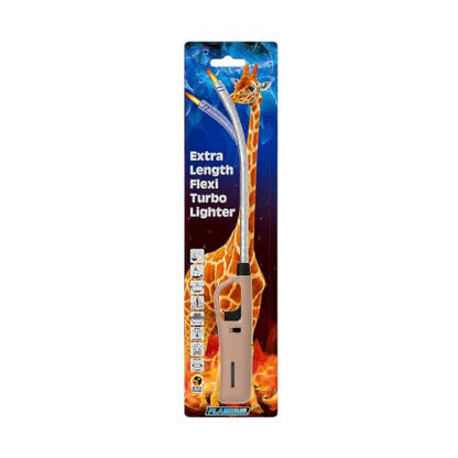 Braai Rake And Flexible Extra Length Braai Lighter (Brown)