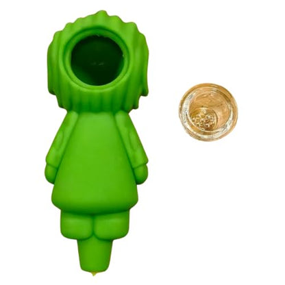 Silicone Rasta Pipe - The Joker (Purple)