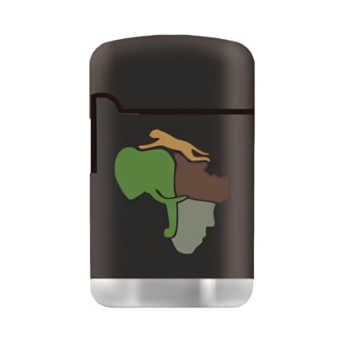 ZL3 Zengaz Torch Lighter - African Wildlife (Africa Map)