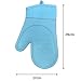 Silicone Oven Glove - Short - 29x17cm (Blue)